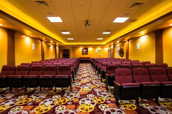 Movie theater with surround sound that seats 90